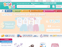 Tablet Screenshot of bebebua.com.br